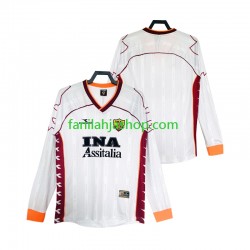 AS Roma Pelipaidat 2000 Retro Vieraspelipaita 1999 Pitkähihainen ,Miehet