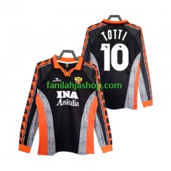 AS Roma Pelipaidat Totti 10 Retro Kolmaspelipaita 1998 1999 Pitkähihainen ,Miehet