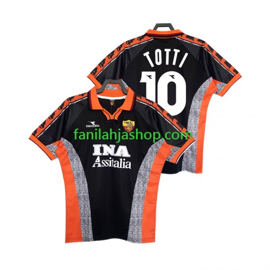 AS Roma Pelipaidat Totti 10 Retro Kolmaspelipaita 1998 1999 Lyhythihainen ,Miehet