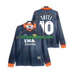 AS Roma Pelipaidat Totti 10 2000 Retro Kolmaspelipaita 1999 Pitkähihainen ,Miehet