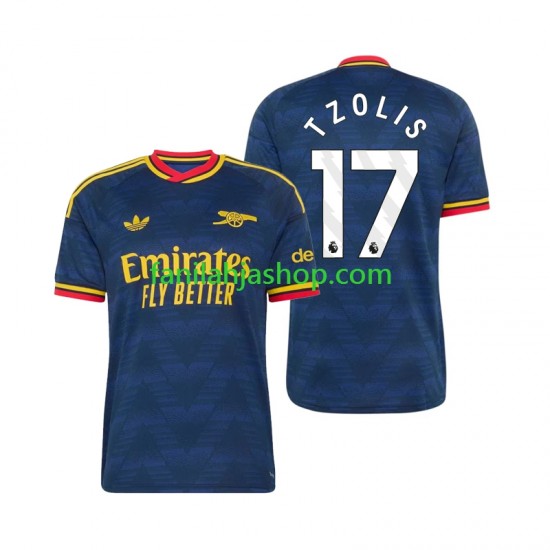 Arsenal Pelipaidat Christos Tzolis 17 Vieraspelipaita 2026-2027 Lyhythihainen ,Miehet