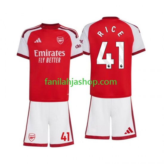 Arsenal Pelipaidat Declan Rice 41 Kotipelipaita 2026-2027 Lyhythihainen ,Lapset