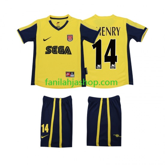 Arsenal Pelipaidat Thierry Henry 14 2000 2001 Retro Vieraspelipaita Lyhythihainen ,Lapset