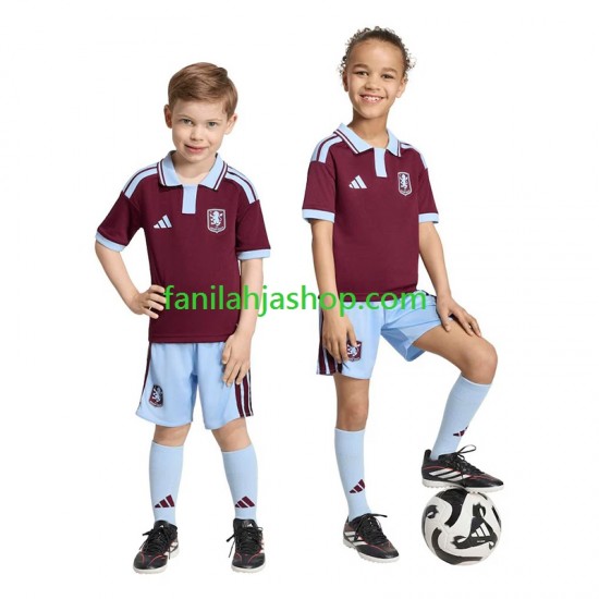 Aston Villa Pelipaidat Kotipelipaita 2026-2027 Lyhythihainen ,Lapset