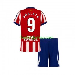 Atlético Madrid Pelipaidat Alexander Sorloth 9 Kotipelipaita 2026-2027 Lyhythihainen ,Lapset
