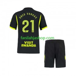 Atlético Madrid Pelipaidat Obed Vargas 21 Vieraspelipaita 2026-2027 Lyhythihainen ,Lapset