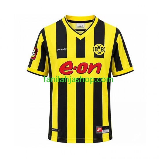 Borussia Dortmund Pelipaidat 2000 Retro Kotipelipaita Lyhythihainen ,Miehet