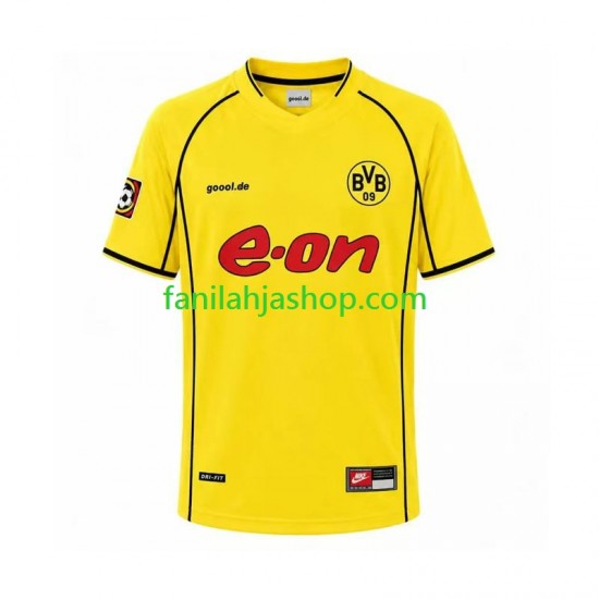 Borussia Dortmund Pelipaidat Retro Kotipelipaita 2002 Lyhythihainen ,Miehet