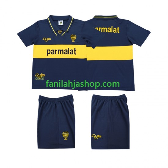 CA Boca Juniors Pelipaidat 1993 1995 Retro Kotipelipaita Lyhythihainen ,Lapset