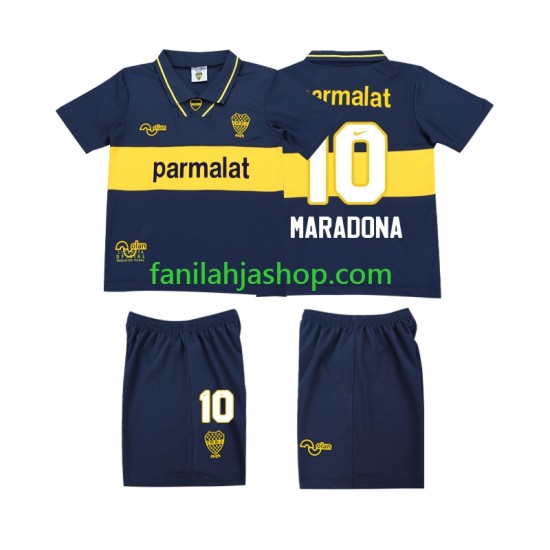 CA Boca Juniors Pelipaidat MARADONA 10 1993 1995 Retro Kotipelipaita Lyhythihainen ,Lapset
