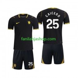 Chelsea Pelipaidat Moises Caicedo 25 Vieraspelipaita 2026-2027 Lyhythihainen ,Lapset
