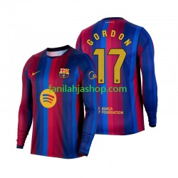 FC Barcelona Pelipaidat Anthony Gordon 17 Kotipelipaita 2026-2027 Pitkähihainen ,Miehet