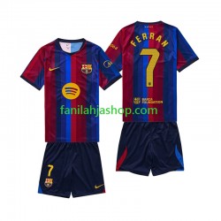 FC Barcelona Pelipaidat Ferran Torres 7 Kotipelipaita 2026-2027 Lyhythihainen ,Lapset