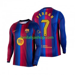 FC Barcelona Pelipaidat Ferran Torres 7 Kotipelipaita 2026-2027 Pitkähihainen ,Miehet