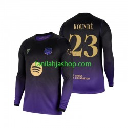 FC Barcelona Pelipaidat Jules Kounde 23 Vieraspelipaita 2026-2027 Pitkähihainen ,Miehet