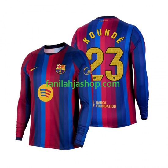 FC Barcelona Pelipaidat Jules Kounde 23 Kotipelipaita 2026-2027 Pitkähihainen ,Miehet
