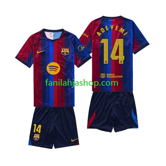 FC Barcelona Pelipaidat Karim Adeyemi 14 Kotipelipaita 2026-2027 Lyhythihainen ,Lapset
