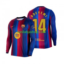 FC Barcelona Pelipaidat Karim Adeyemi 14 Kotipelipaita 2026-2027 Pitkähihainen ,Miehet