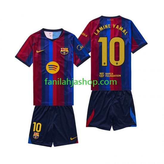 FC Barcelona Pelipaidat Lamine Yamal 10 Kotipelipaita 2026-2027 Lyhythihainen ,Lapset