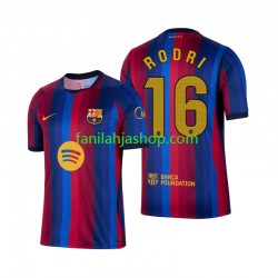 FC Barcelona Pelipaidat Rodri 16 Kotipelipaita 2026-2027 Lyhythihainen ,Miehet
