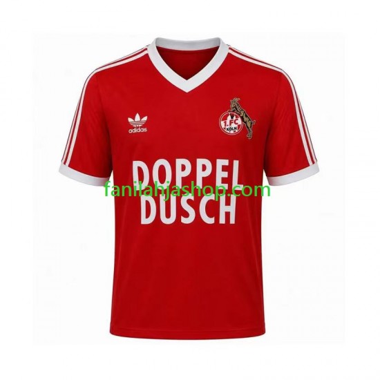 FC Köln Pelipaidat 1984 1985 Retro Vieraspelipaita Lyhythihainen ,Miehet