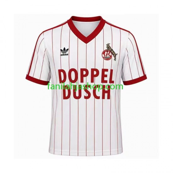 FC Köln Pelipaidat 1982 1983 Retro Kotipelipaita Lyhythihainen ,Miehet