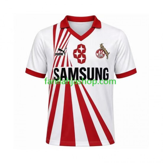 FC Köln Pelipaidat 1990 1991 Retro Kotipelipaita Lyhythihainen ,Miehet