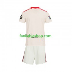 Sevilla FC Pelipaidat Retro Kotipelipaita 2025-2026 Lyhythihainen ,Lapset