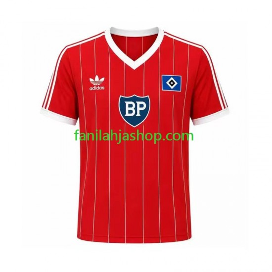Hamburger SV Pelipaidat 1984 Retro Vieraspelipaita Lyhythihainen ,Miehet