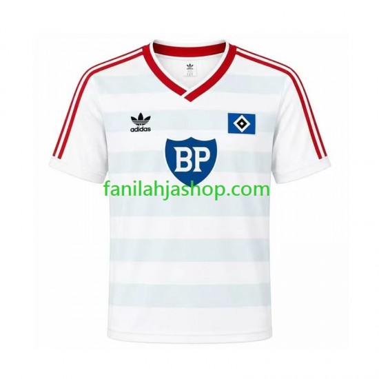 Hamburger SV Pelipaidat 1986 Retro Vieraspelipaita Lyhythihainen ,Miehet