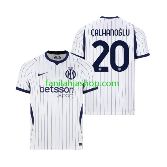 Inter Milan Pelipaidat Hakan Calhanoglu 20 Vieraspelipaita 2026-2027 Lyhythihainen ,Miehet