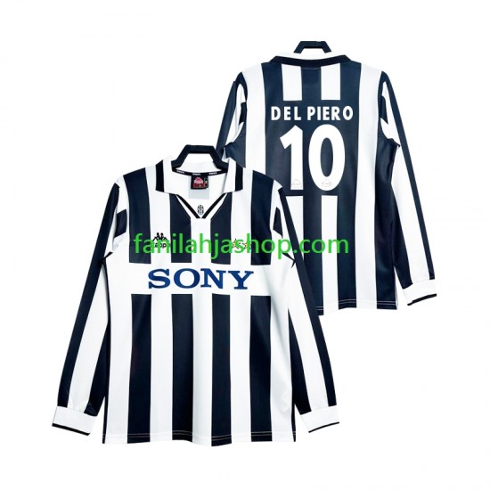 Juventus Pelipaidat DEL PIERO 10 1997 Retro Kotipelipaita Pitkähihainen ,Miehet
