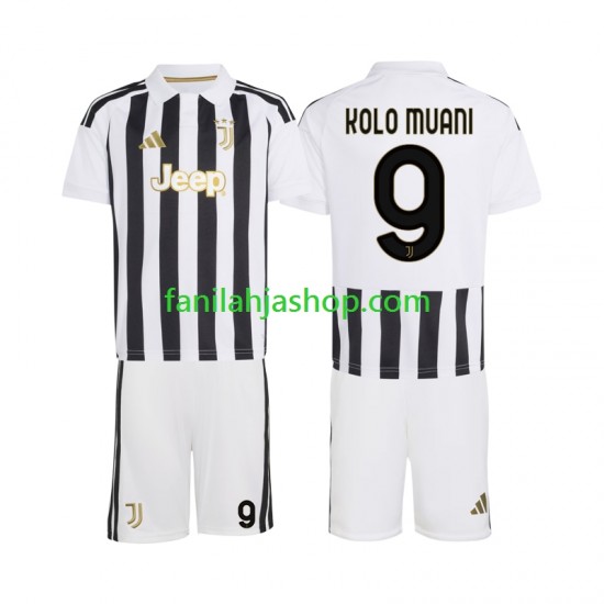 Juventus Pelipaidat Randal Kolo Muani 9 Kotipelipaita 2026-2027 Lyhythihainen ,Lapset