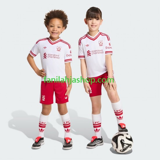 Liverpool Pelipaidat Vieraspelipaita 2026-2027 Lyhythihainen ,Lapset