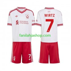 Liverpool Pelipaidat Florian Wirtz 7 Vieraspelipaita 2026-2027 Lyhythihainen ,Lapset