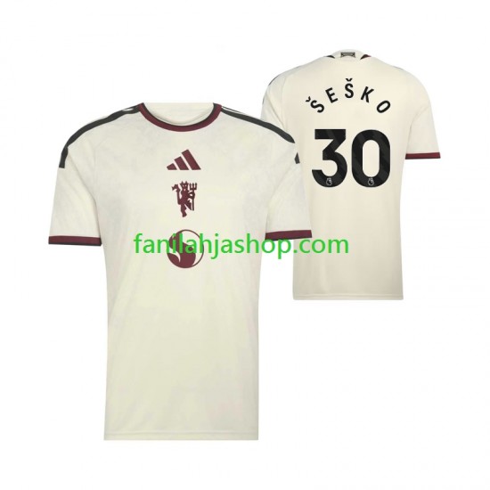 Manchester United Pelipaidat Benjamin Sesko 30 Kolmaspelipaita 2026-2027 Lyhythihainen ,Miehet