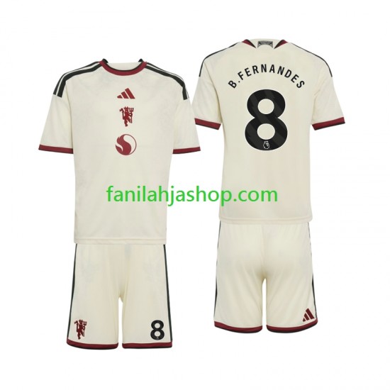 Manchester United Pelipaidat Bruno Fernandes 8 Kolmaspelipaita 2026-2027 Lyhythihainen ,Lapset