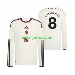 Manchester United Pelipaidat Bruno Fernandes 8 Kolmaspelipaita 2026-2027 Pitkähihainen ,Miehet