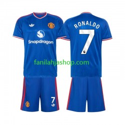 Manchester United Pelipaidat Cristiano Ronaldo 7 Vieraspelipaita 2026-2027 Lyhythihainen ,Lapset