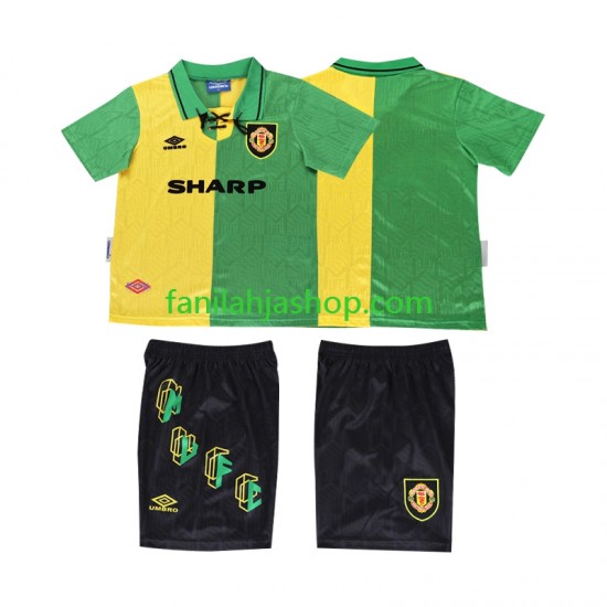 Manchester United Pelipaidat 1992 Retro Kolmaspelipaita 1994 Lyhythihainen ,Lapset