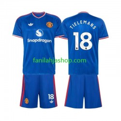 Manchester United Pelipaidat Youri Tielemans 18 Vieraspelipaita 2026-2027 Lyhythihainen ,Lapset