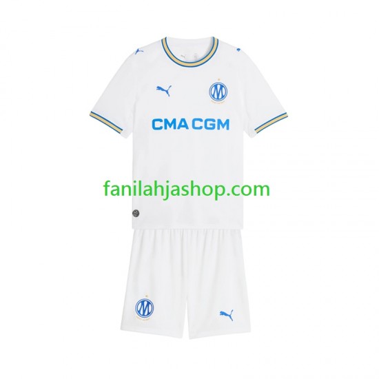 Olympique de Marseille Pelipaidat Kotipelipaita 2026-2027 Lyhythihainen ,Lapset