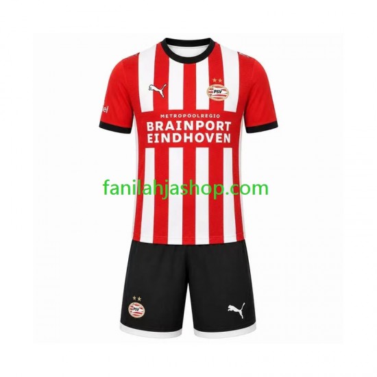PSV Eindhoven Pelipaidat Kotipelipaita 2026-2027 Lyhythihainen ,Lapset