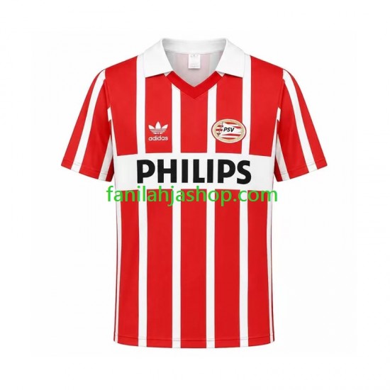 PSV Eindhoven Pelipaidat 1990 Retro Kotipelipaita Lyhythihainen ,Miehet
