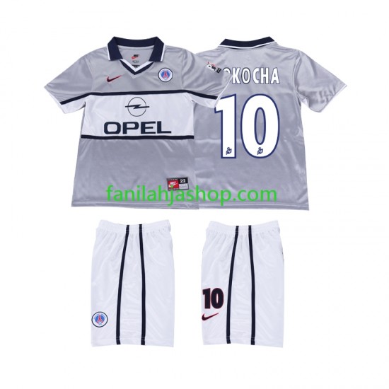 Paris Saint-Germain Pelipaidat OKOCHA 10 2000 2001 Retro Vieraspelipaita Lyhythihainen ,Lapset