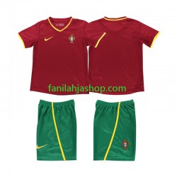 Portugali Pelipaidat Retro Kotipelipaita 2002 Lyhythihainen ,Lapset