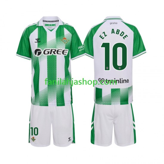 Real Betis Pelipaidat Ez Abde 10 Kotipelipaita 2026-2027 Lyhythihainen ,Lapset