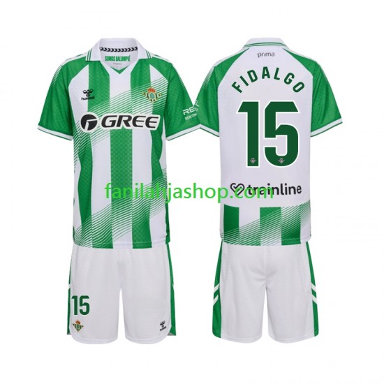 Real Betis Pelipaidat Fidalgo 15 Kotipelipaita 2026-2027 Lyhythihainen ,Lapset