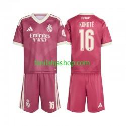 Real Madrid Pelipaidat Ibrahima Konate 16 Kolmaspelipaita 2026-2027 Lyhythihainen ,Lapset