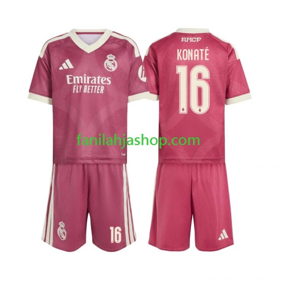 Real Madrid Pelipaidat Ibrahima Konate 16 Kolmaspelipaita 2026-2027 Lyhythihainen ,Lapset